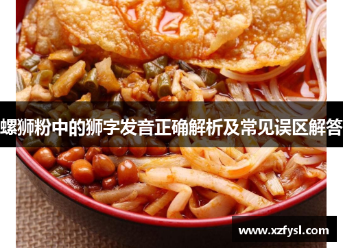 螺狮粉中的狮字发音正确解析及常见误区解答
